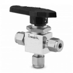JUAL 3 WAY BALL VALVE (SWAGELOK)